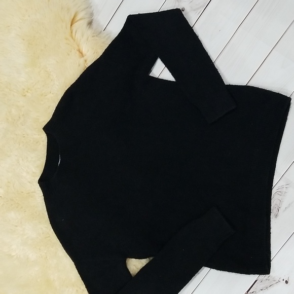 & Other Stories Women's Black Crewneck Sweater in Black Size Xsmall - Picture 7 of 16